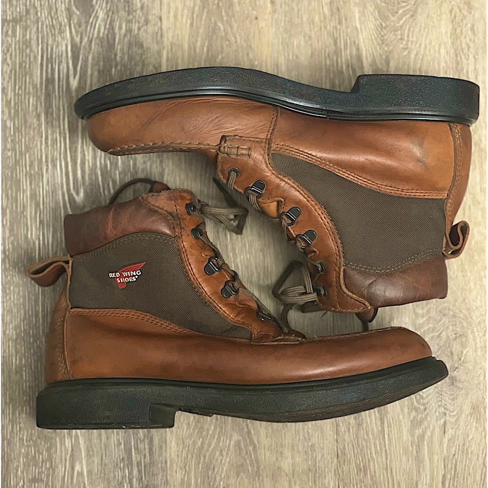 RED WING® 203 BROWN Leather Work Boots